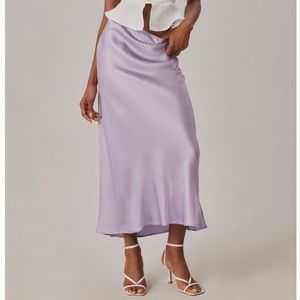 Reformation Layla Silk Skirt